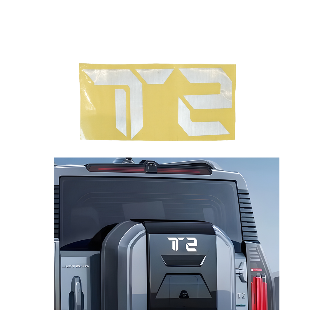 Jetour T2 Backup Tire Sticker